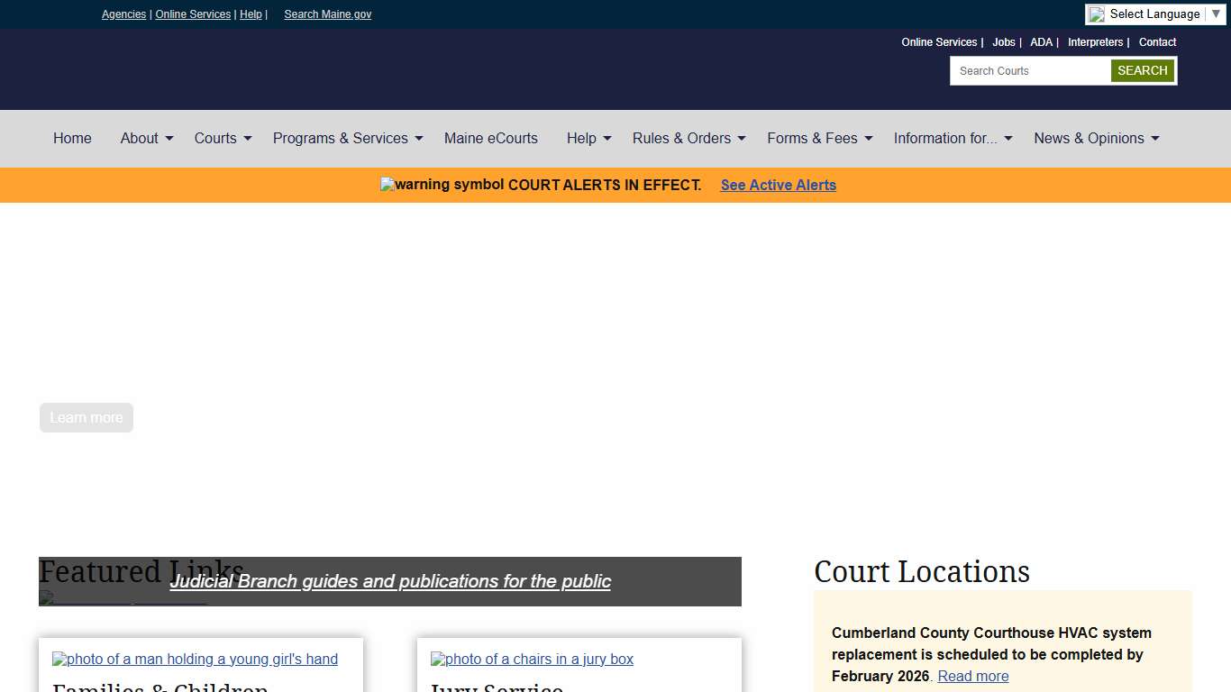 Maine Judicial Branch